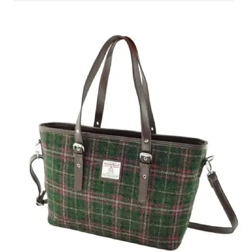 Harris Tweed Large Ladies Tote Bag by Glen Appin – Authentic Scottish Wool