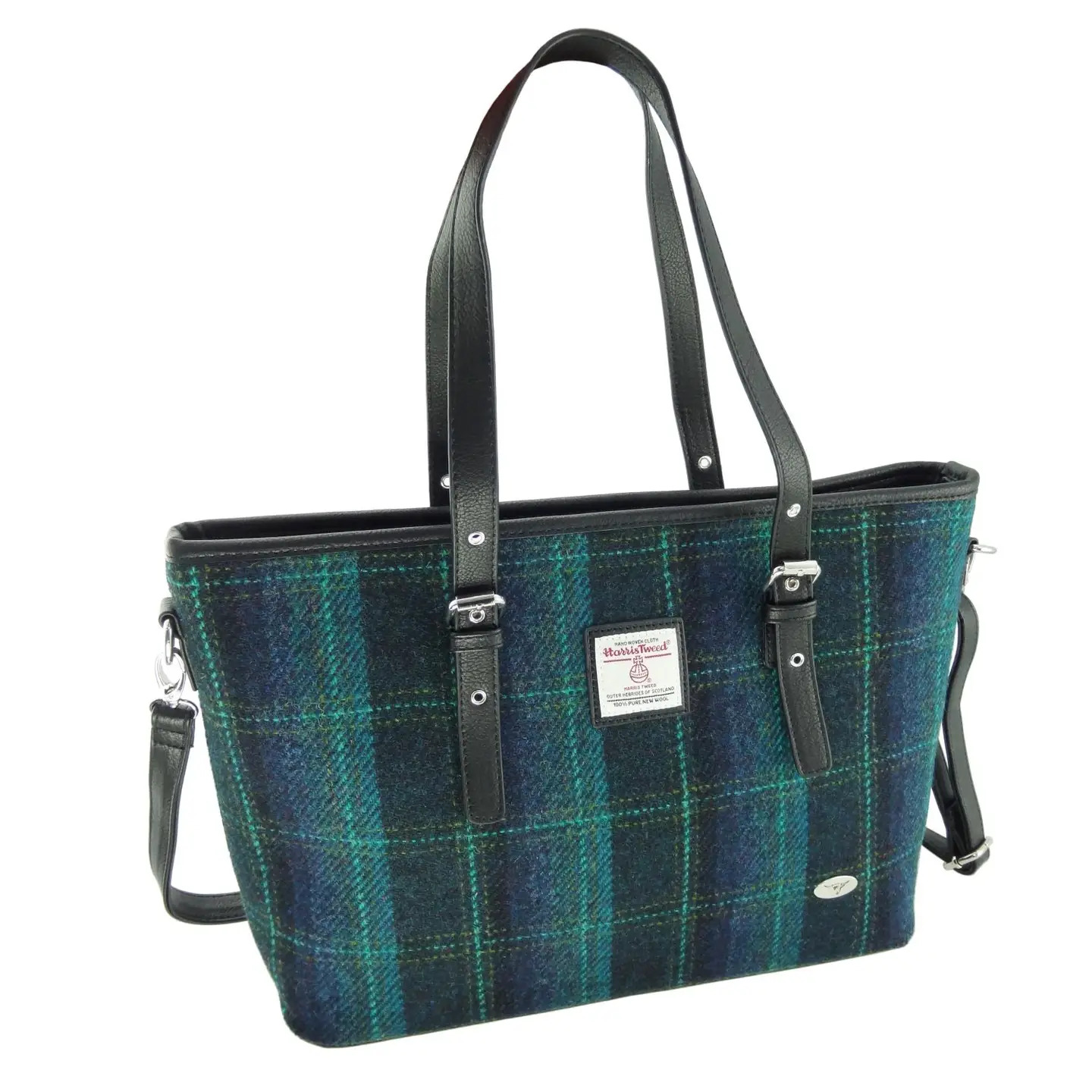 Harris Tweed Large Ladies Tote Bag by Glen Appin – Authentic Scottish Wool