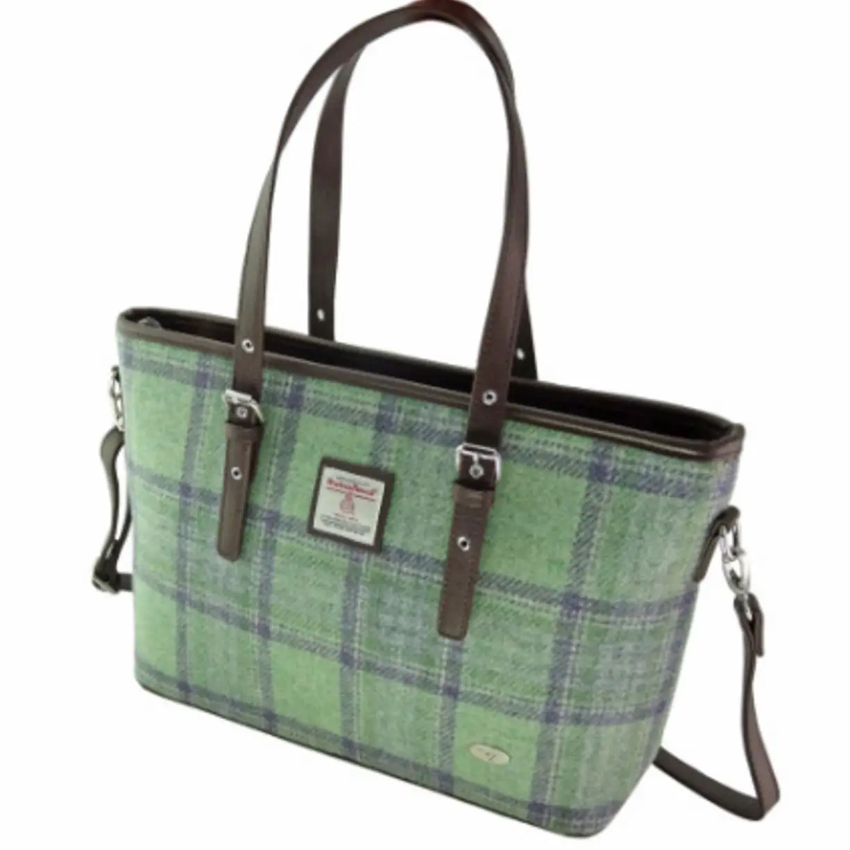 Harris Tweed Large Ladies Tote Bag by Glen Appin – Authentic Scottish Wool