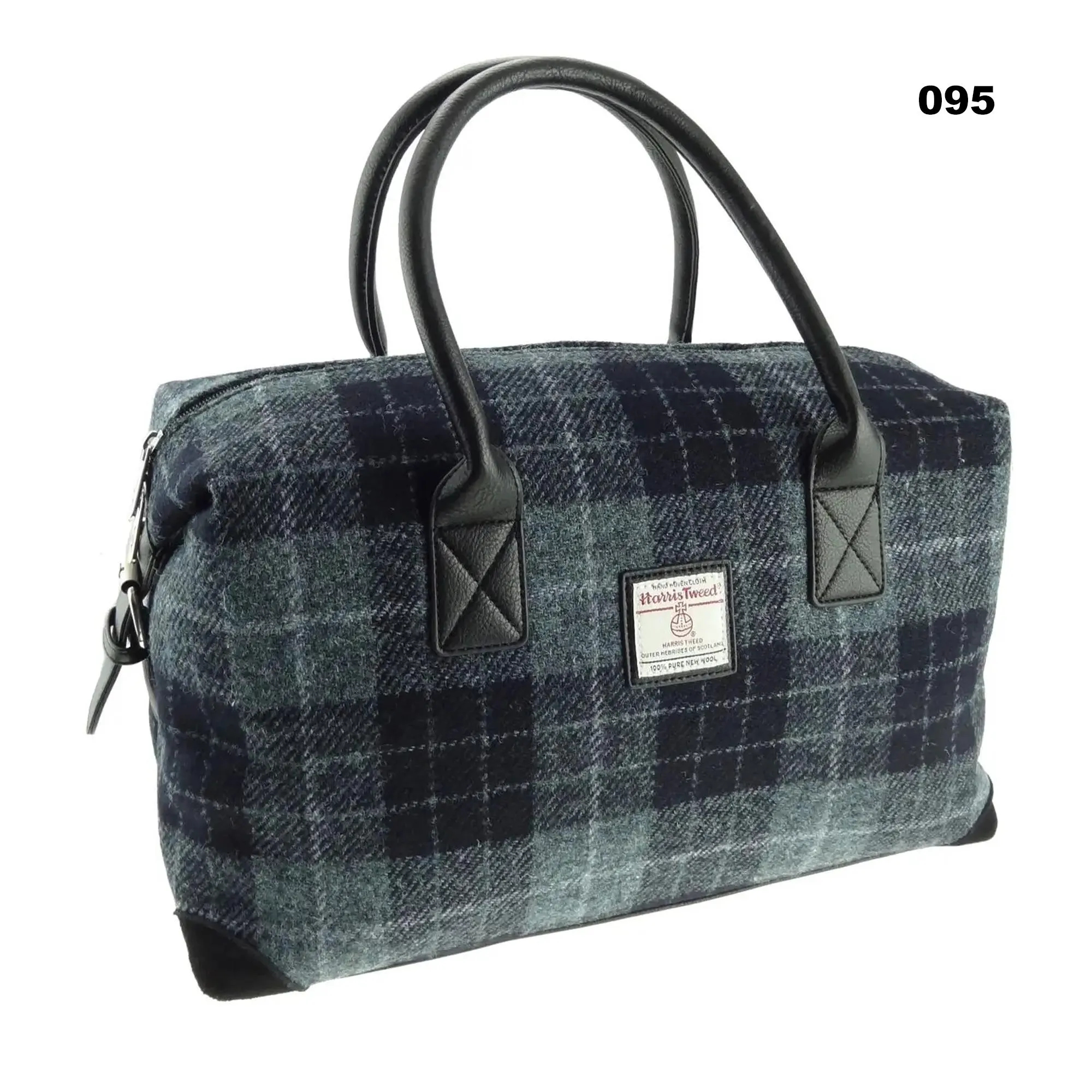 Scottish Harris Tweed Tartan Overnight Bag