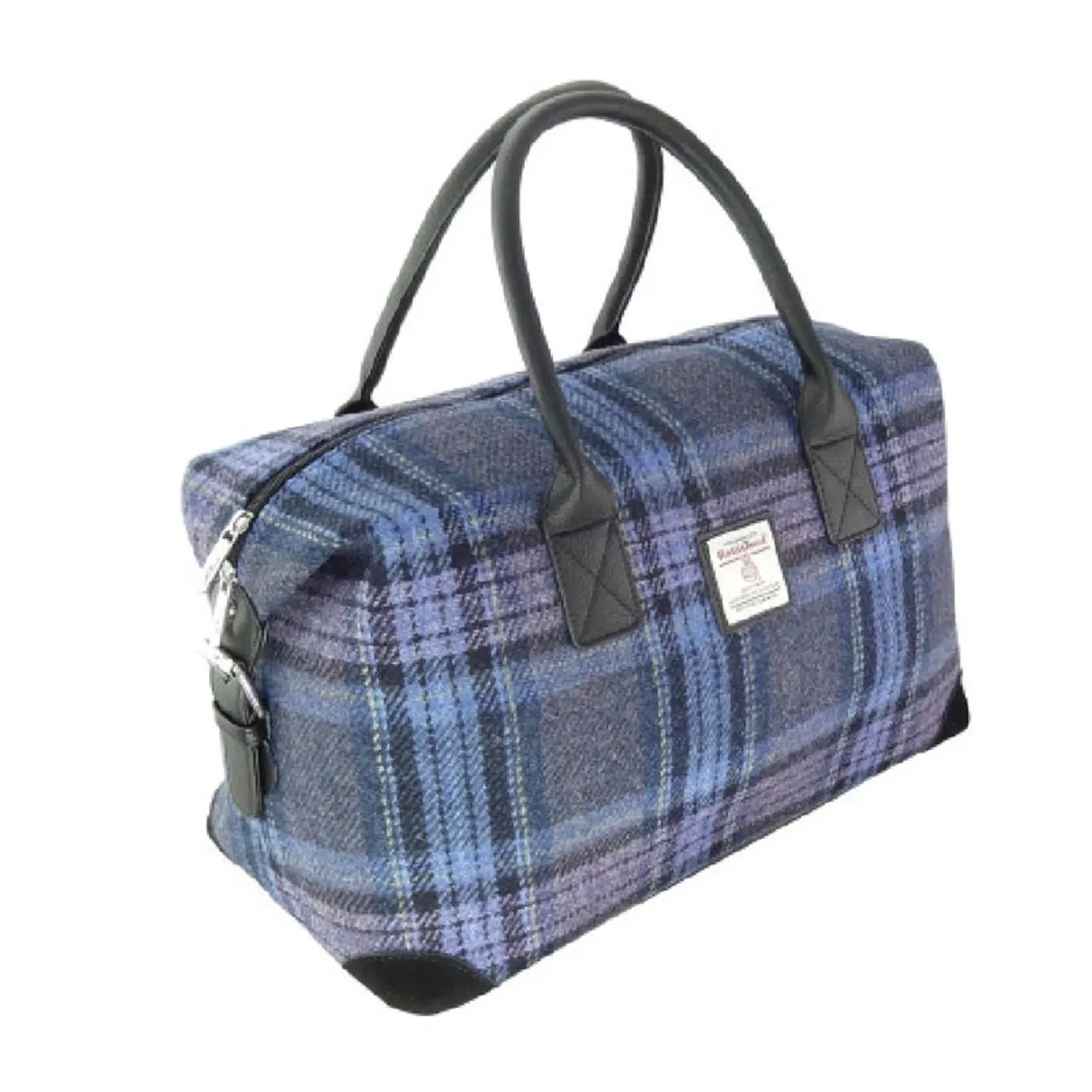 Scottish Harris Tweed Tartan Overnight Bag